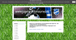 Desktop Screenshot of jugend-fcdonauried.de